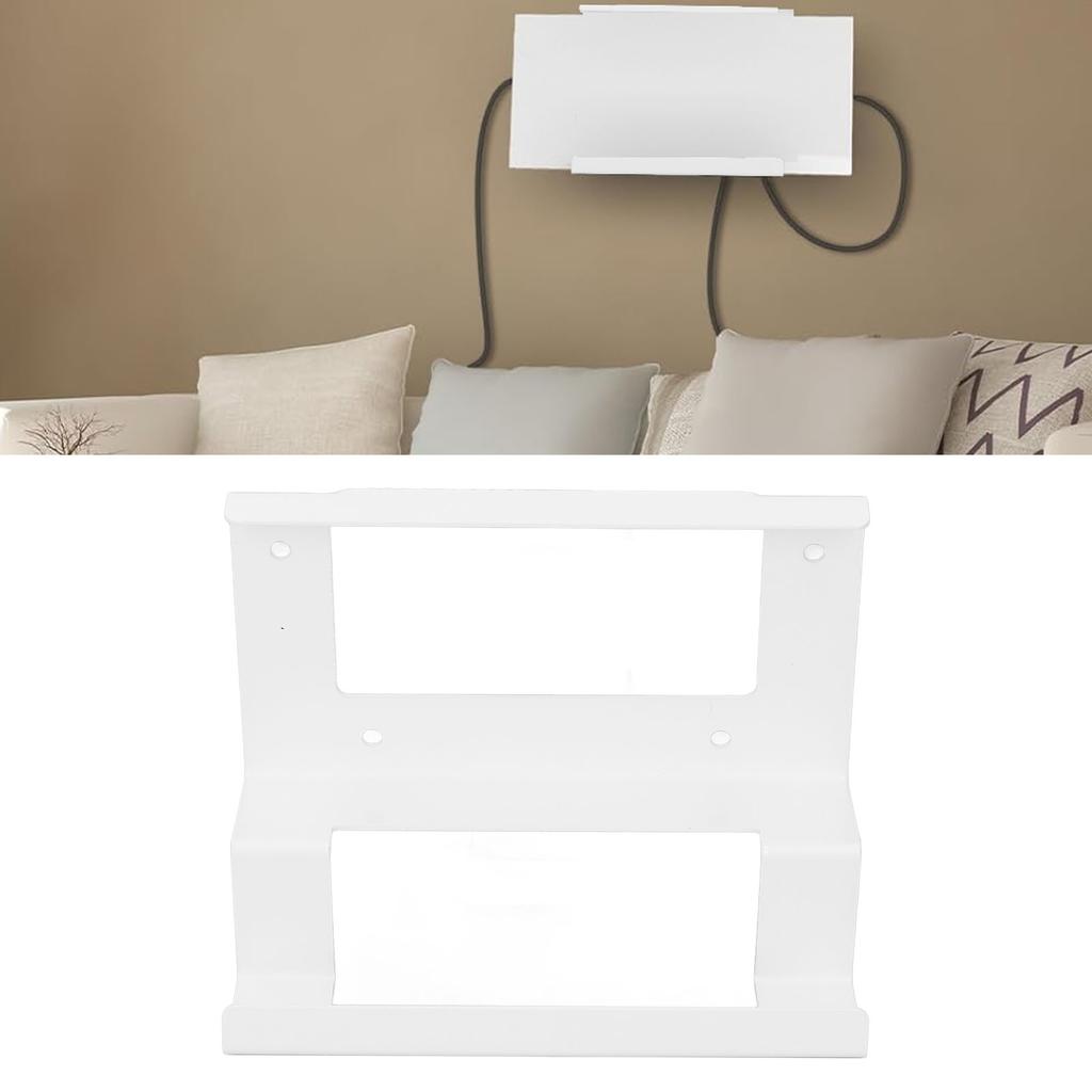 3rd Generation Router Stand, Router Mount and Power Supply Bracket, Alloy Steel, Stylish Design with Cable Reel, Easy Installation for Devices