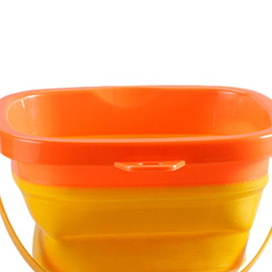 Kids Collapsible Beach Bucket Set with Sand Toys Portable Sand Digging Bucket Shovel Beach Sand Play Tool for Outdoor Play