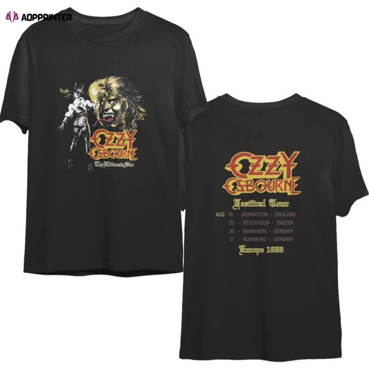

Ozzy Osbourne Unisex Tee: Ultimate Remix t-shirt Double Sided S