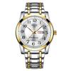 Luxury Mens Watches Luminous Waterproof Stainless Steel Watch Quartz Men Date Calendar Business Wristwatch Relogio Masculino