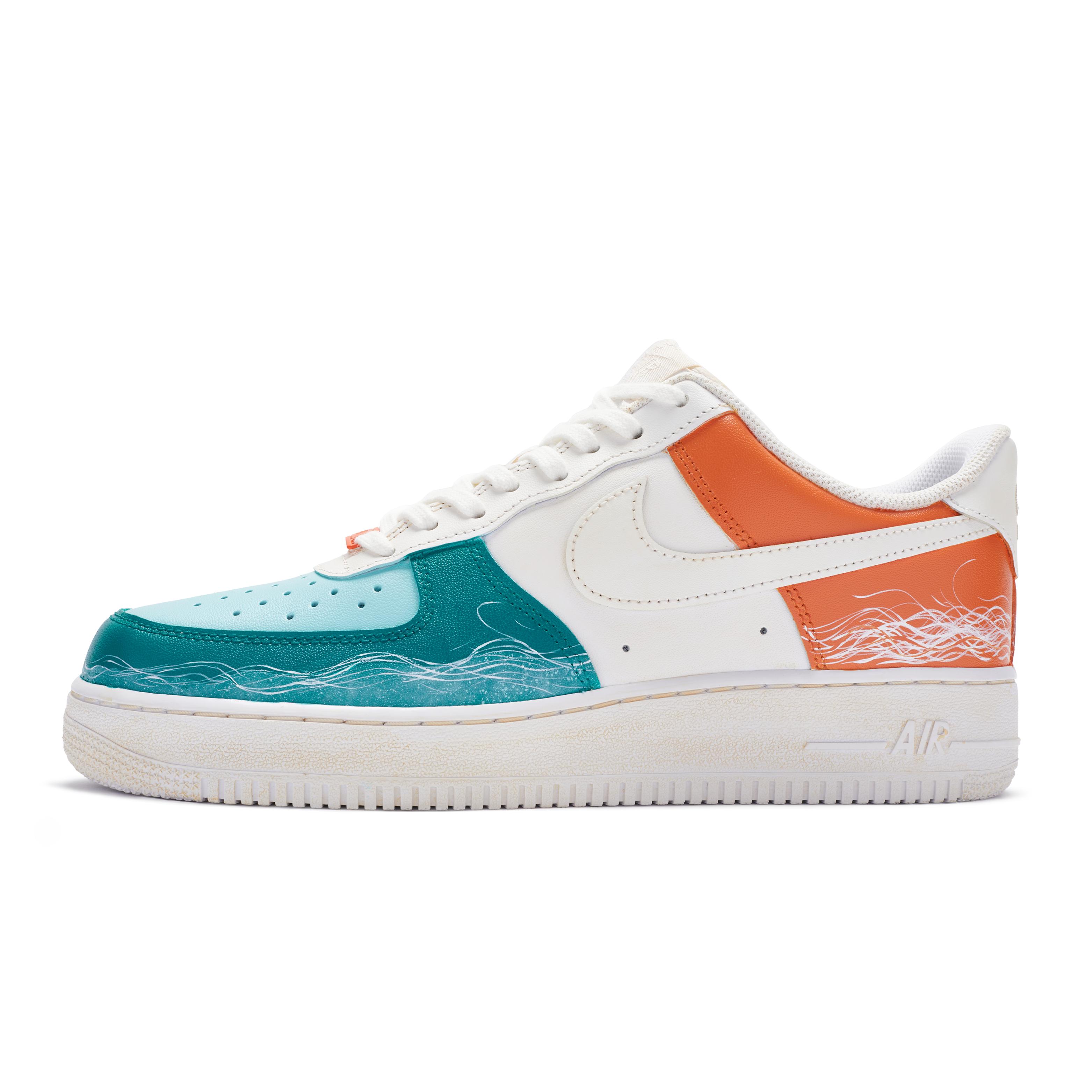 

Nike Air Force 1 Low 811 Manufacturing, Air Force 1 Low top Skateboard Shoes GS Blue White Orange DH2920-111(Team80-) 36.5