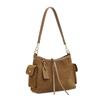 2026 New Women's Bag Luxury Suede Leather Women Shoulder Bag High Quality Cowhide Crossbody Bags Fashi Versatile Handbag