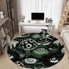 1pc Eyes Pattern Office Round Area Rug, Indoor Mat Suitable For Office, Under Office Chairs Bedroom Living Room Home Decor, Room Deco