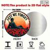 Aluminum Sign Round Home Decor Metal Wall Art Ornament