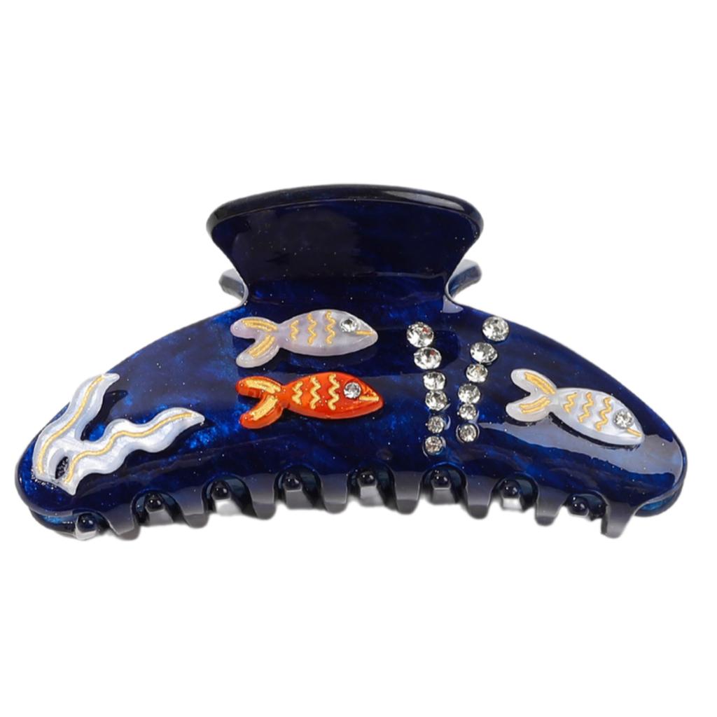 Practical Acrylic Hair Claw Clip With Unique Shark Design For Women Fashion Hair Accessory For Home Office Party