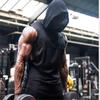 Herren Ärmellose Kapuzen-Fitness-Tanktops Pullover Hoodies Bodybuilding Weste Gym Sportbekleidung Training