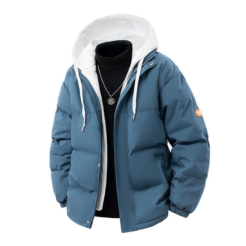Men's High-Quality Cotton Jacket: 2025 Spring/Autumn/Winter Fashion, Two-Piece Down-Style