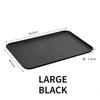 Rectangular Plastic Tray Hotel Restaurant Large Serving Trays Tea Water Dish Home Breakfast Bread Pan Coffee Table Organizer