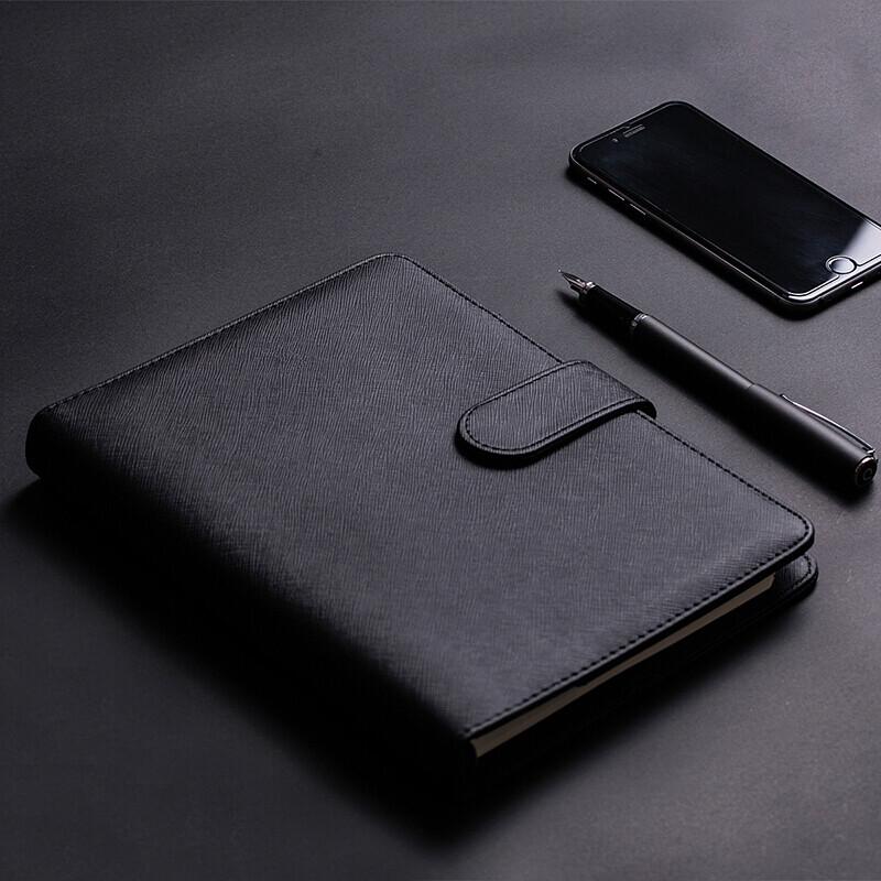 Deli 3151 Loose-Leaf Leatherette Notebook