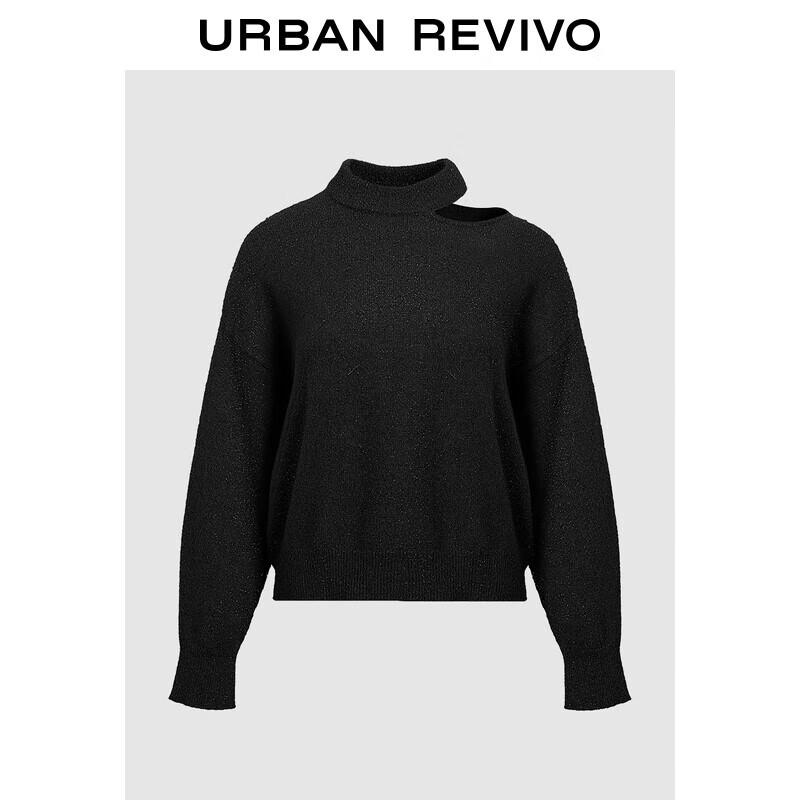 UR Women's Cropped Knit Top with Cut-Out Shoulder