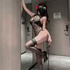 Sexy Lingerie Sexy Onesie Uniform Seduction Passion Tease Advanced Sense Inside Lace Hip Skirt Uniform Women