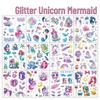 Children's Glitter Mermaid & Unicorn Waterproof Tattoo Stickers