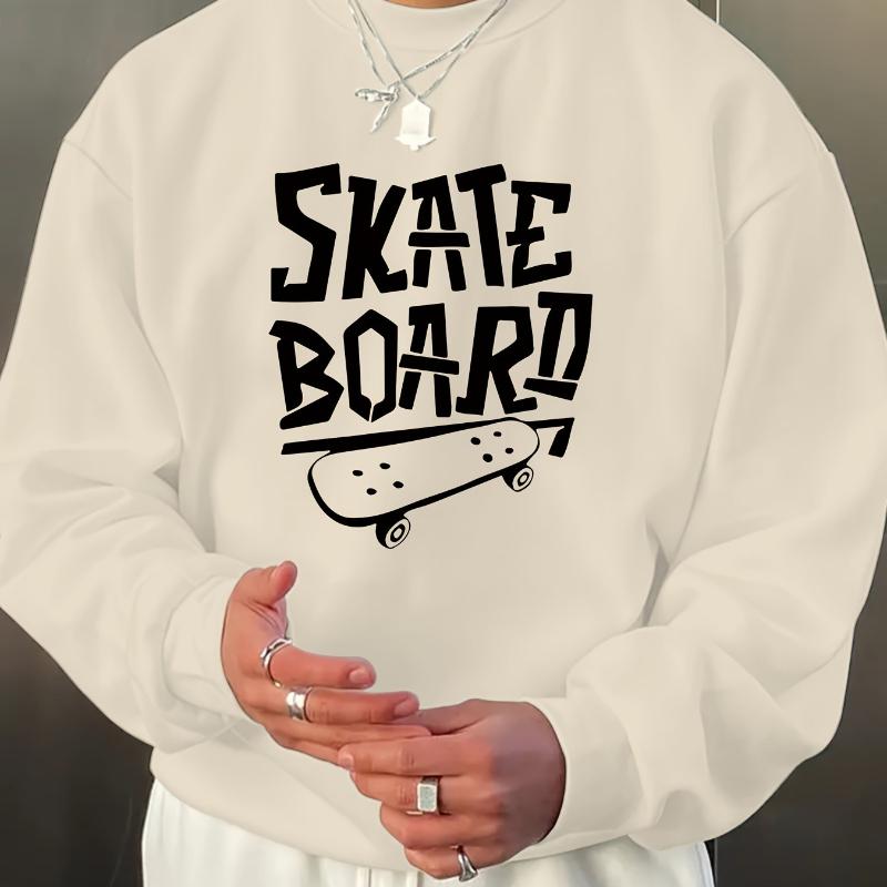 

Slim Fit Crew Neck Sweatshirt, Breathable Cotton Pullover, Casual Fashion for Gym Outdoor S