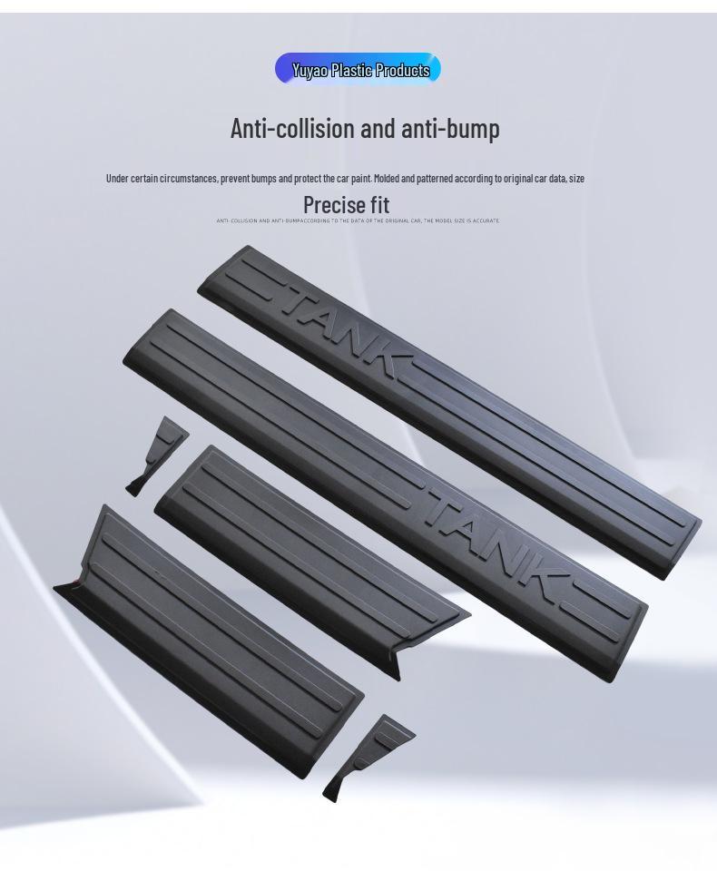 Tank 300 Door Side Trim Anti-Collision Accessory Set: Front & Rear Modification Kit