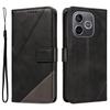 Wallet Case for 600 Lite 5G - Leather/PU, Black, With Lanyard