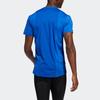 adidas T Shirts Men's Blue Crew Neck Moderate Straight Fit GH5107