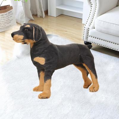 Fotografie Requisite Stoffpuppe Simulationshund Stofftier Realistischer Hund Plüschtier Heimdeko