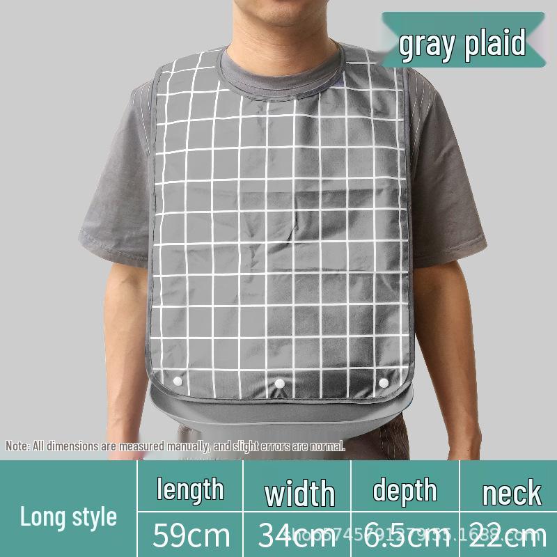 Wasserdichte Esslatz für Erwachsene & Senioren – Große, spezielle Schürzen für Senioren