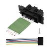Corrosion Resistant Heater Blower Fan Motor Resistor with Wiring Repair Plug Harness Repair Part for ATV Scooter