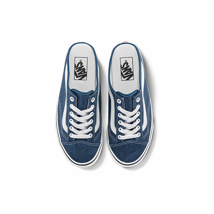 Vans Style 36 Series Mule Slip-On Casual Low-Top Skate Shoes Unisex Sneaker Denim-Blue VN0A7Q5YDDN