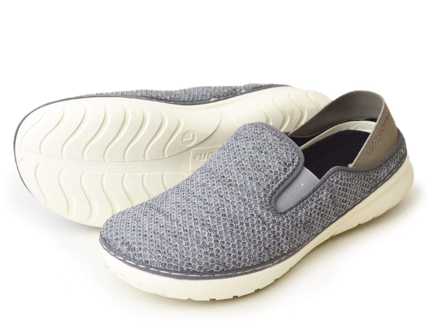 

Wilson Clog Design with Cup Babouche Side Size LL fk992 Men s Ultra-Lightweight Slip-On Sneakers, Sandals, 2-Way Insole, Style, Gore, Non-Slip, серый