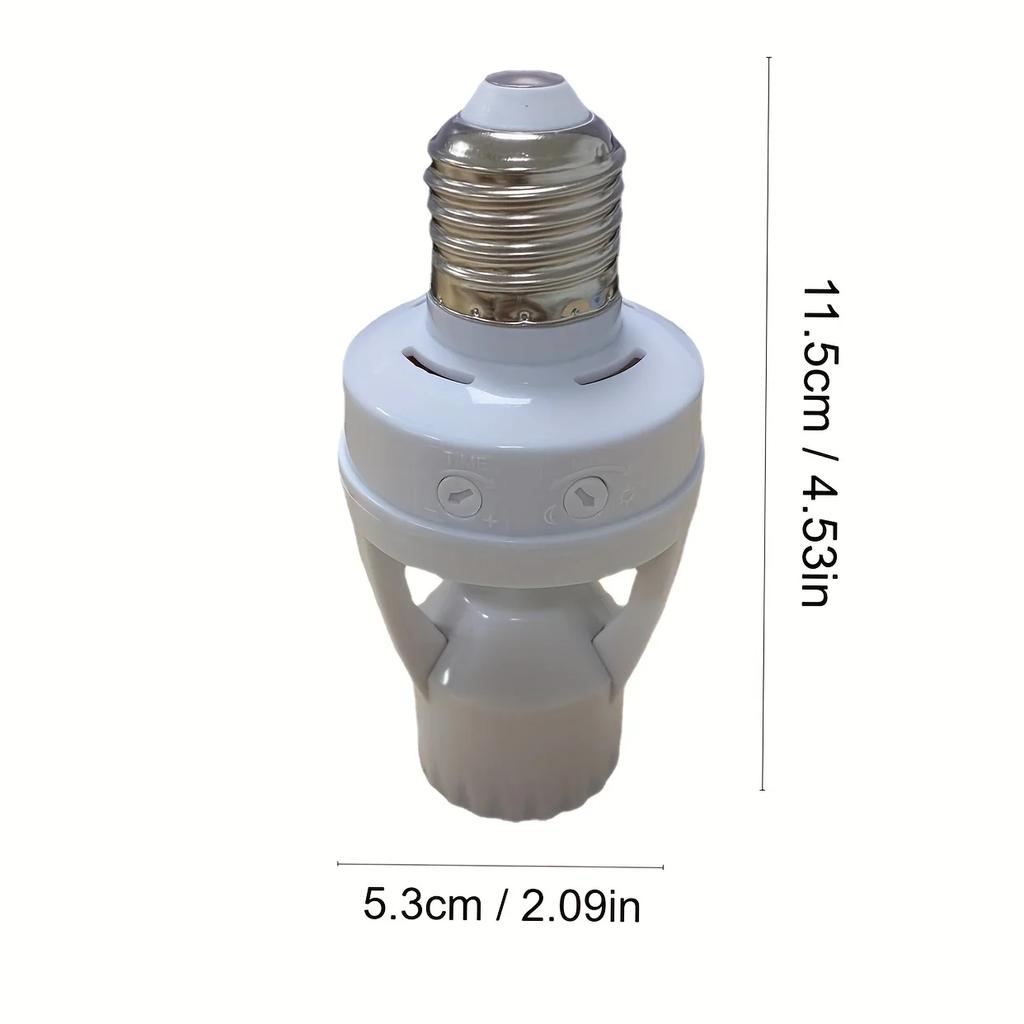 Motion Sensor Light Socket E27 PIR Induction Adjustable Delay Time Bulb Holder 85V-265V for Home Adapter Lamp Base Auto Switch