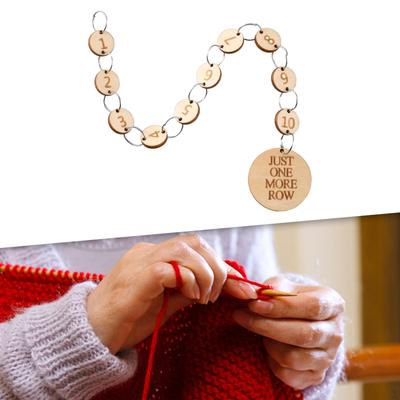 Crochet Stitch Marker Knitting Markers Round Latch Crafts Lightweight Wood