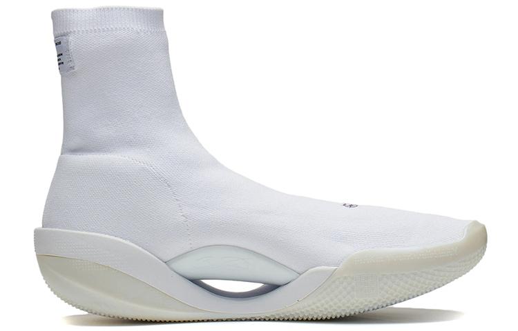 Glare X Li Ning WOW 9 Way Of Wade 9 LS Abrasion Resistant Breathable High Top Basketball Shoes Men's White ABCS073-3