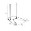 Plate Stand for Display Easel Adjustable Small Picture Frame Holder Collectible