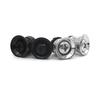 2pcs Guitar Strap Lock Pins Peg Metal Black/Silver for Acoustic Electric Guitar Ukulele Bass