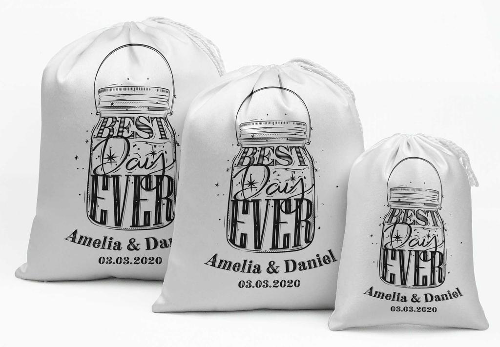 Darling Souvenir Schwarz Dankeschön-Geschenktüten für Hochzeiten, Party-Zubehör, Geschenkbeutel, Süßigkeitentüten, 15 Stück