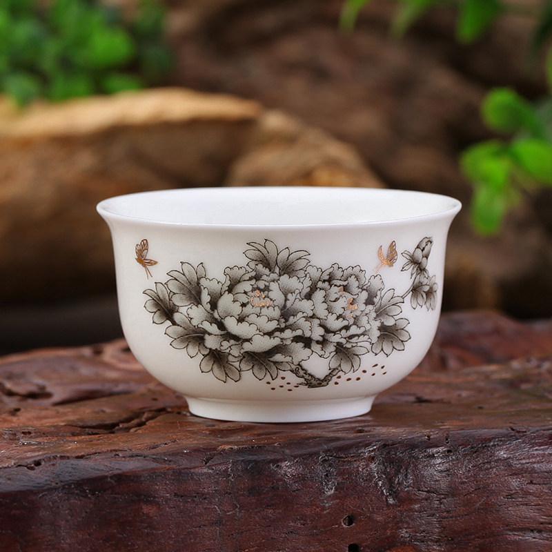 Miniature Ceramic Gongfu Tea Tasting Cup - Extra Small Chaoshan Set
