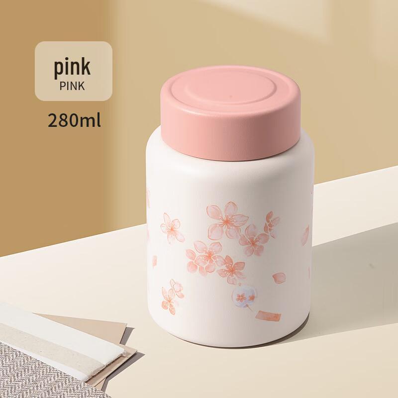 MRSIKEY 316 Stainless Steel Wide-Mouth Mini Insulated Food & Drink Jar