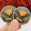 United States 1776-2026, Zinc Alloy, Gold-plated, Eagle Commemorative Medal, Creative Bell, Coin, Commemorative Coin