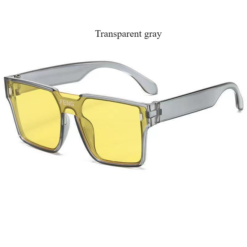 

2025 новые модные солнцезащитные очки женские солнцезащитные очки зеленые интегрированные солнцезащитные очки инс интернет-знаменитость Сяохуншу взрыв