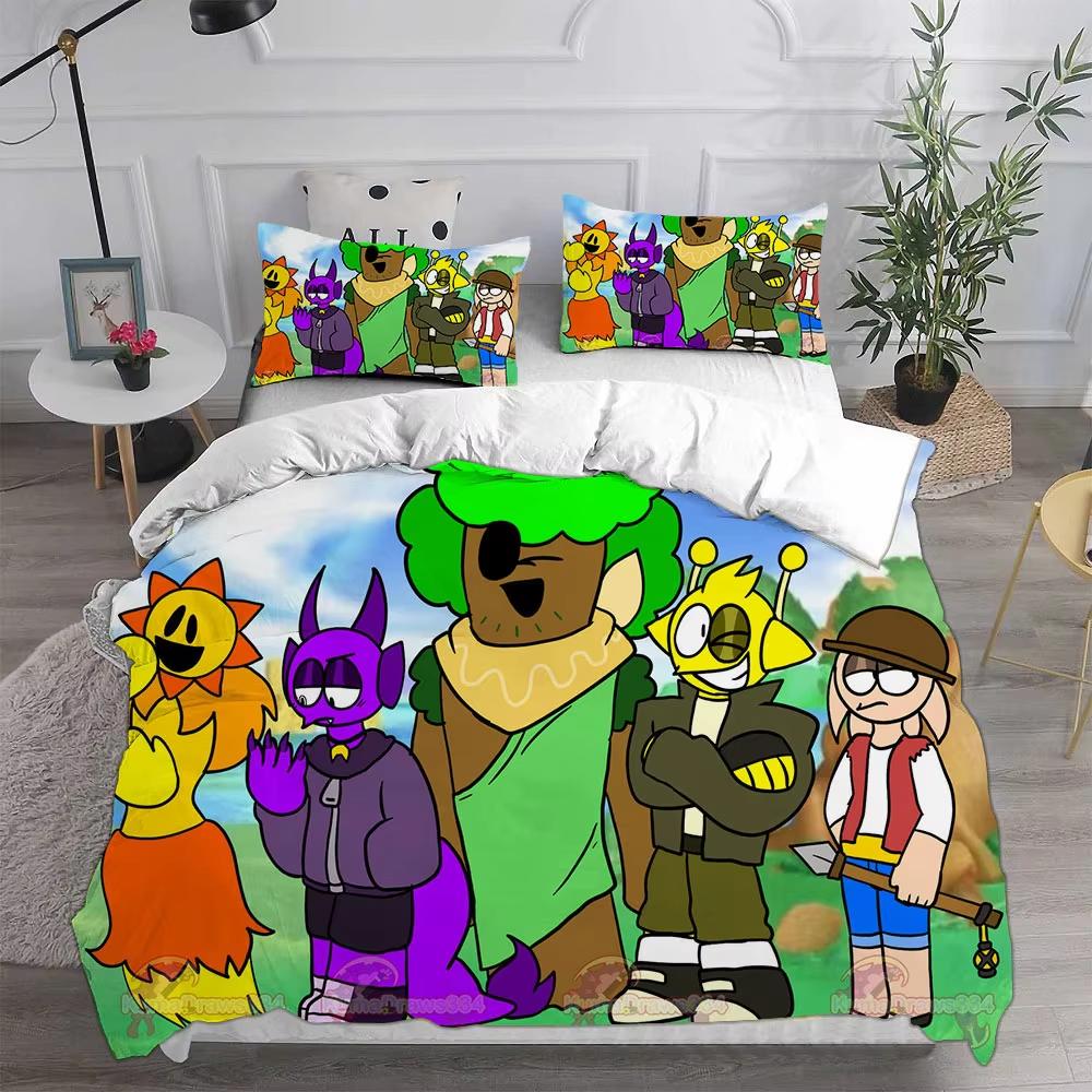 3D Printed Game Duvet Cover Set Queen King Size Kids Bedding Set 3 Piece Set With 2 Pillowcases For Children Adult Bedroom Decor