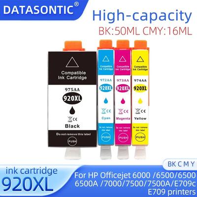 1set Kompatibel 920xl 920 XL Tinte Patronen Für HP Officejet 6500 6500A 6000 7000 7500 7500A E709c E709 Drucker Tinte Patronen