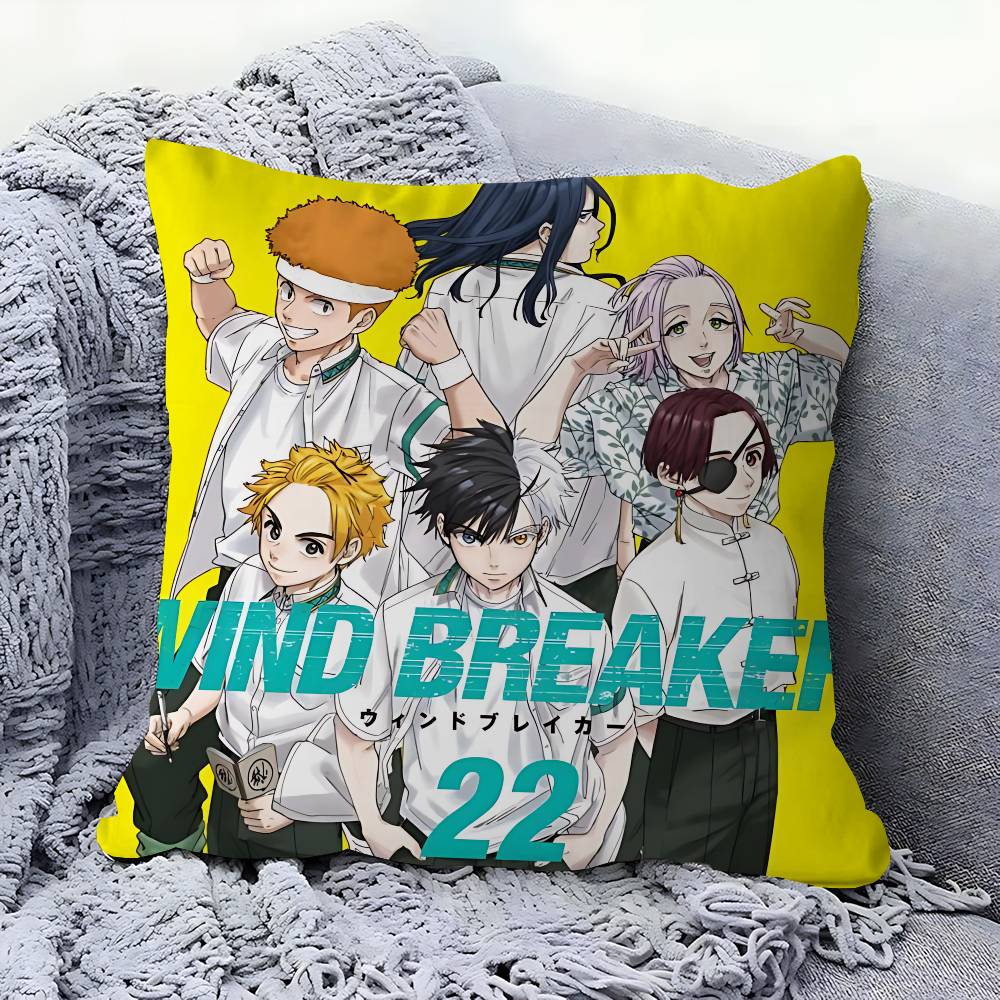 WIND Anime BREAKER Cushion Cover 30x50 Polyester Sofa Cushions Decorative Throw Pillows Home Decoration Pillowcover