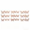 72Pcs 3 sizes Butterfly Wall Stickers Easy Cleaning 3D Butterfly Wall Decor  Home Decor