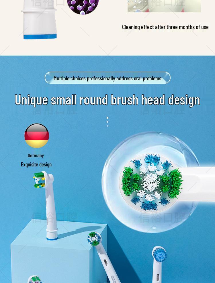 Oral-B EB20 Universal Elektrische Zahnbürsten-Ersatzkopf - Tägliche Reinigung