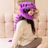 Soft Dino Plush Hat 3D Design Stuffed Animal Bone Set Dinosaur Skeleton Headgear  Sofa Lounging