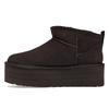 UGG Classic Ultra Mini Platform Boot Burnt Cedar Women Sneakers Brown 1135092-BCDR