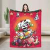 Diddl Cartoon Red LOVE Blankets Quality Soft Throw Blanket Winter Travel Couch Bed Comfortable Bedspread