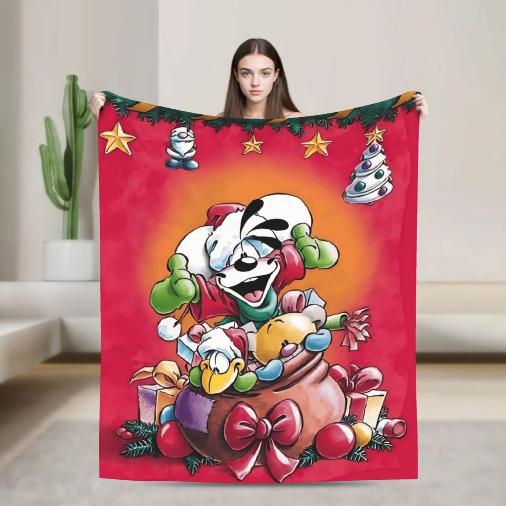 Diddl Cartoon Red LOVE Blankets Quality Soft Throw Blanket Winter Travel Couch Bed Comfortable Bedspread
