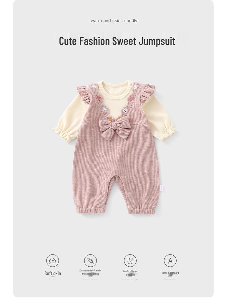 DUUDUU Baby Girl Spring 2026 Collection: Newborn Bodysuits & A-Class Jumpsuits
