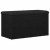 Storage Bench In Black Oak Look 82 X 42 X 45 Cm
