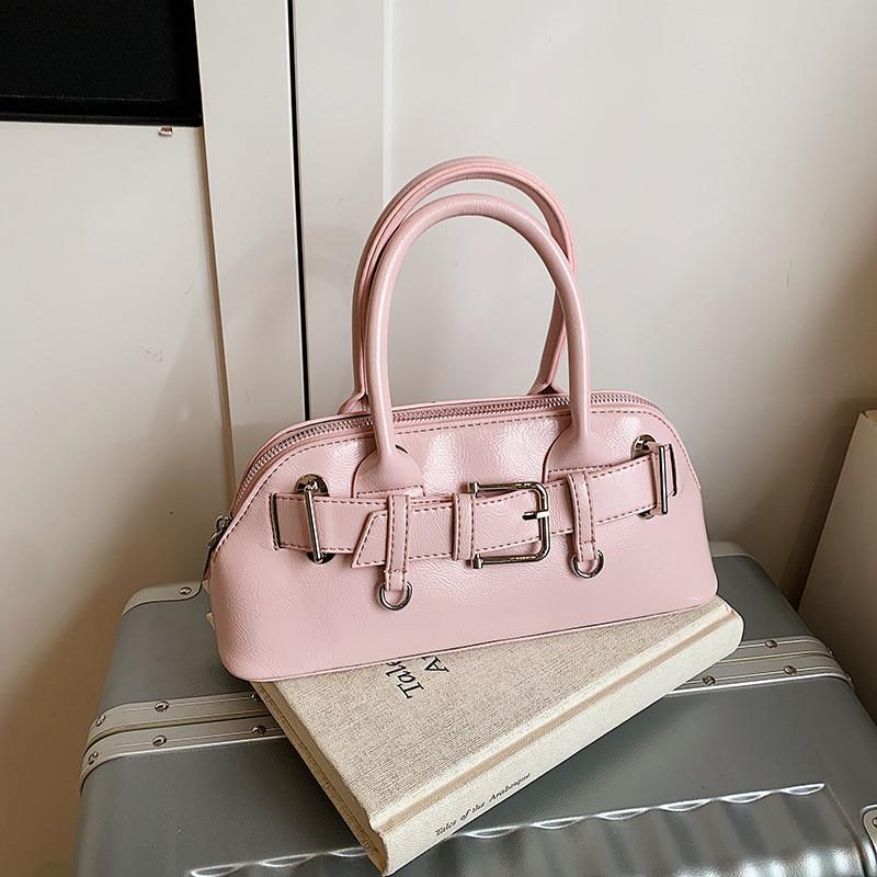 Shaped Handbag Shell Solid Color Single Shoulder Crossbody Bag Fashion Women