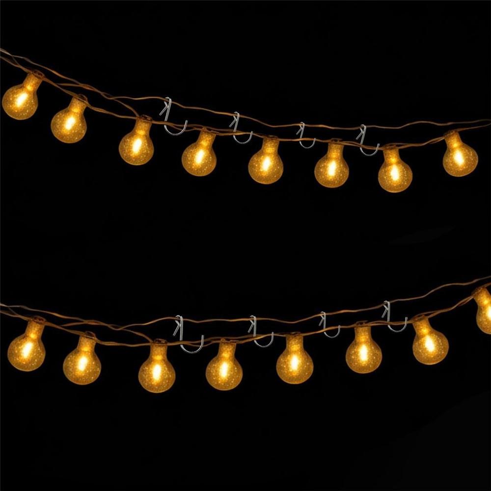 60 Metal Grooved Hooks Christmas Lights Hooks Weatherproof Light Clip Hooks For Hanging Christmas Decorations Outdoor String Lights, Party Decorations