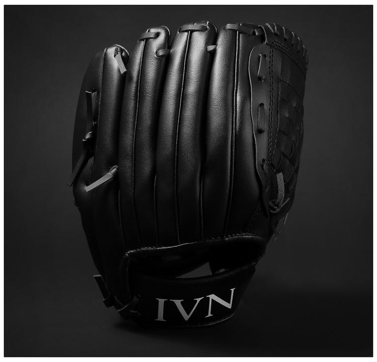 Thickened PVC Softball Baseball Glove for Youth and Adults - Full Infield Set