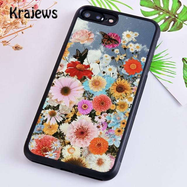 Butterfly Flower Phone Case Cover For iPhone 17 Air 16 15 14 plus 12 13 pro max coque Shell Fundas